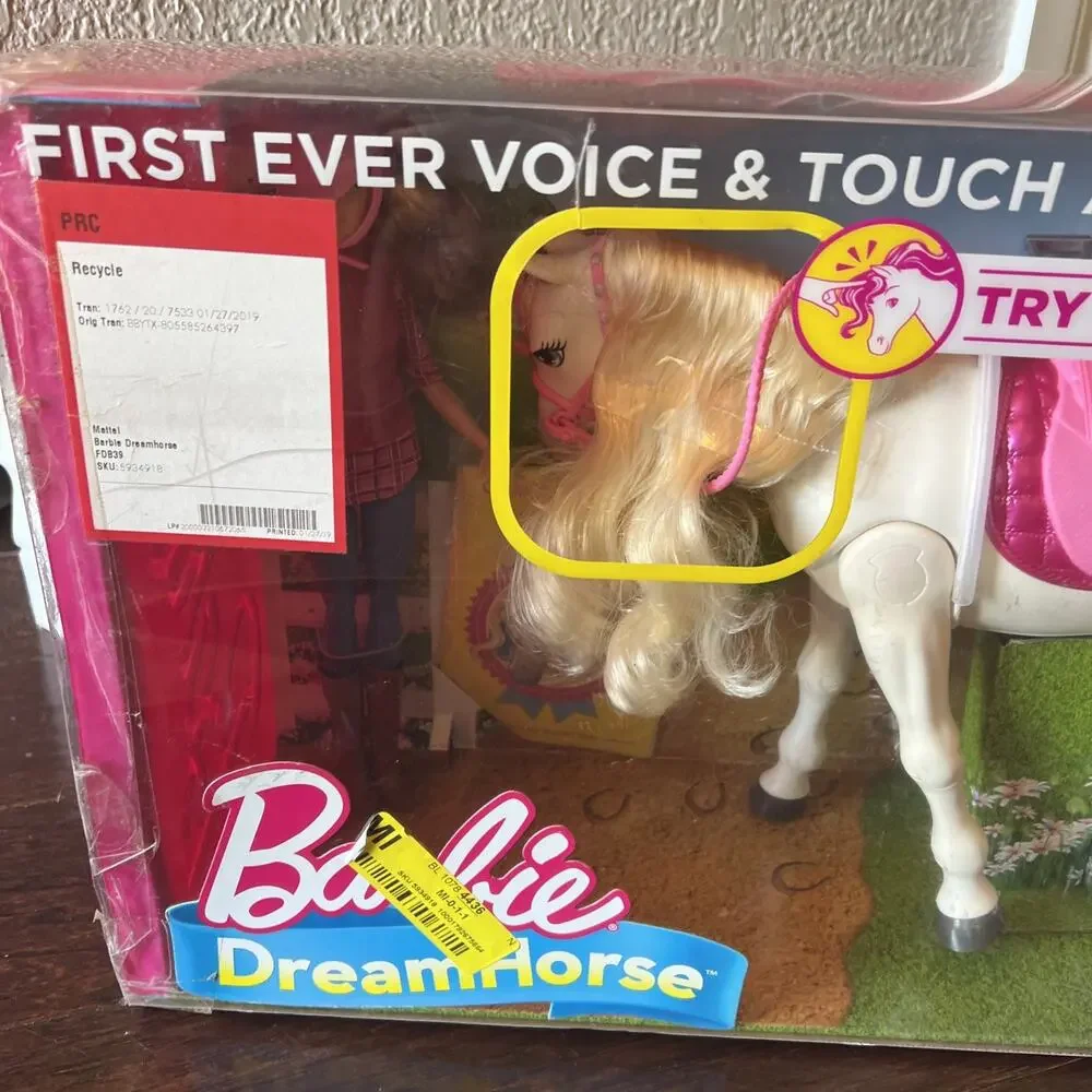 Mattel BARBIE Dream Horse VOICE ACTIVATED Blonde Barbie Doll Set NIB NEW Blonde